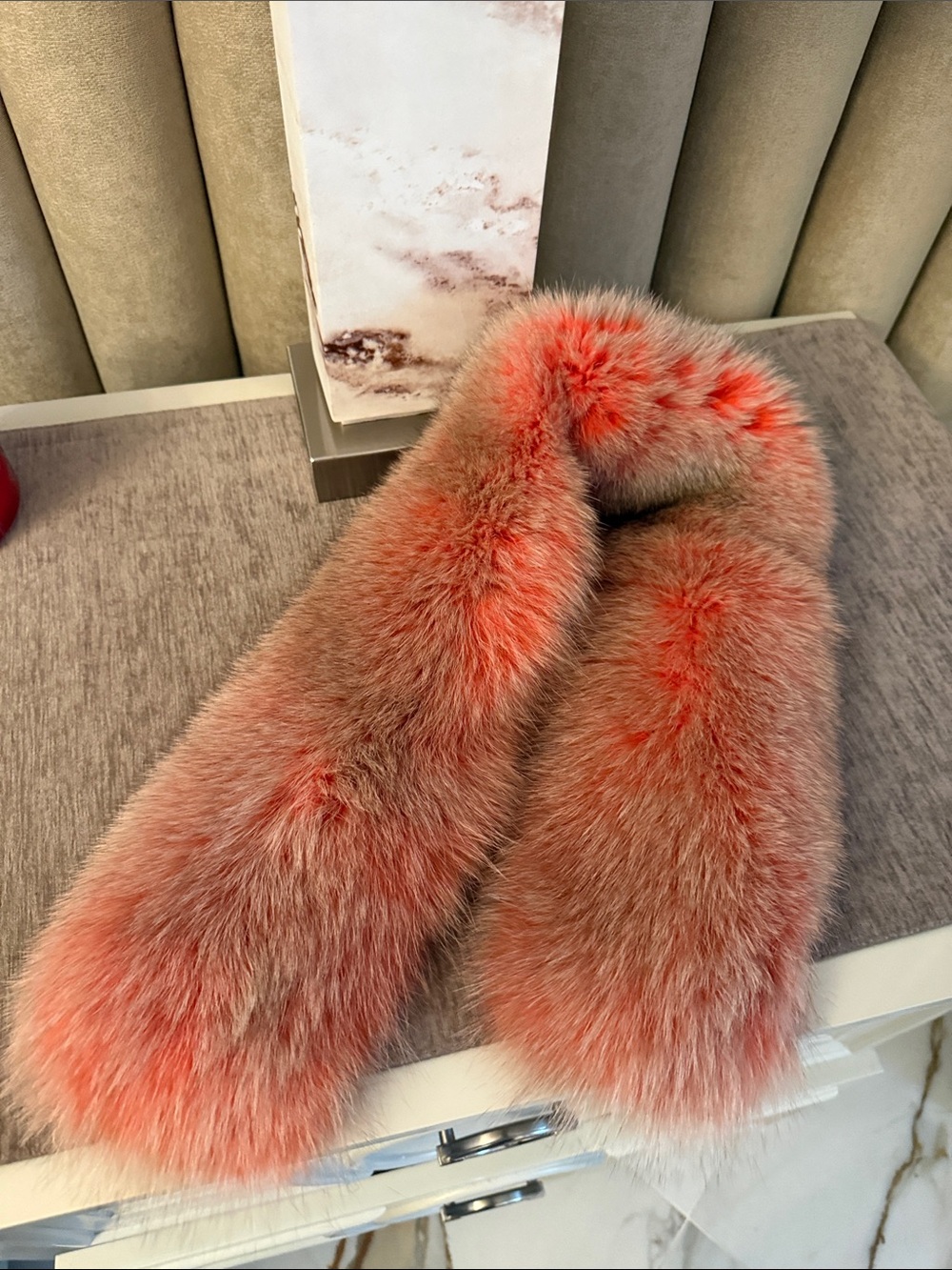 Rare real Fox fur scarf - Picture 8 of 8